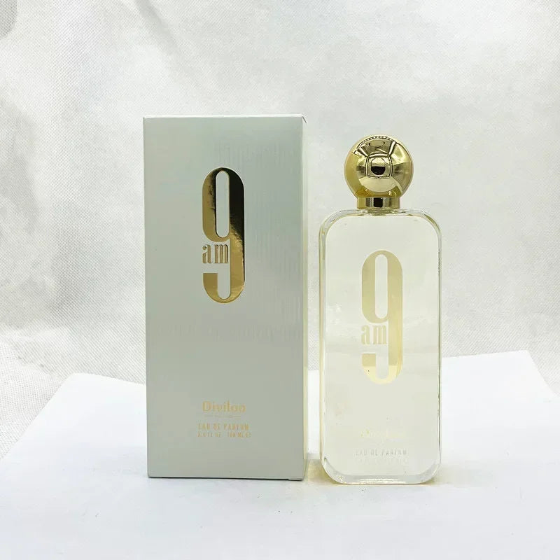 New 100ml/ 3.4oz 9pm 9am Men's Perfume Light Fragrance Fragrance Women's Unisex Parfum Long Lasting Charming Charm Gift