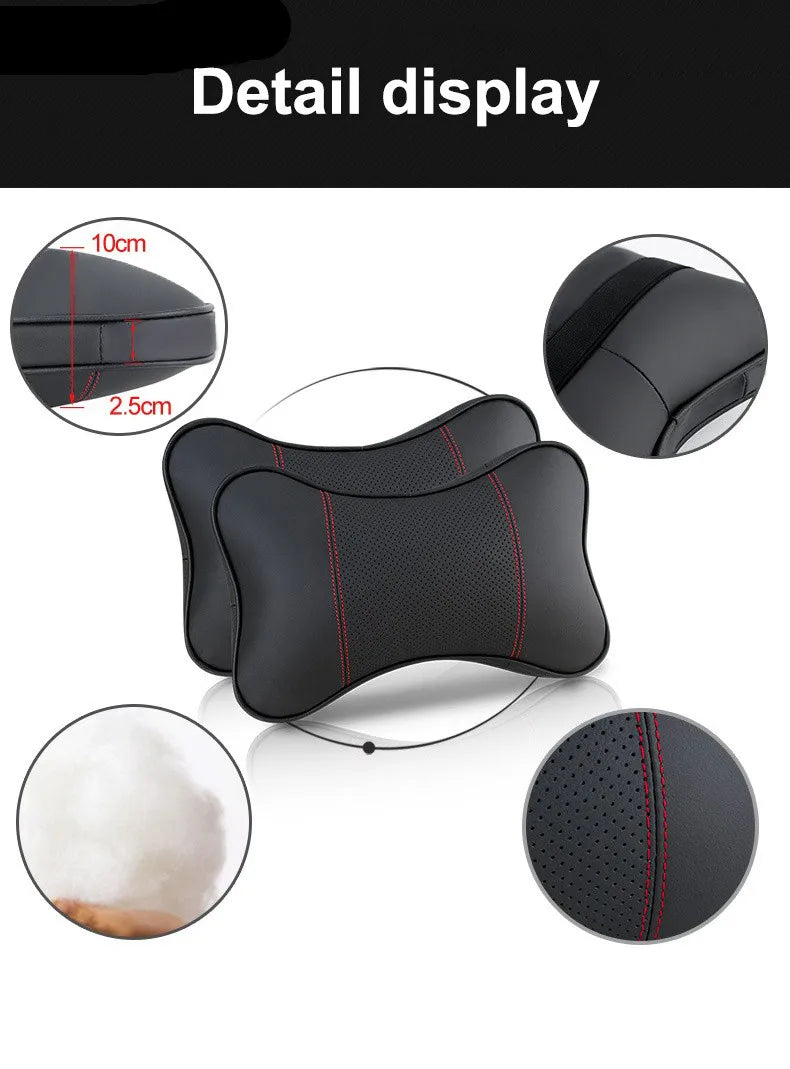 Car Seat Neck Pillow Headrest Rest Cushion Seat Belt Shoulder Pad For Mercedes Benz AMG W204 W205 W203 W211 W212 W213 W201 W210