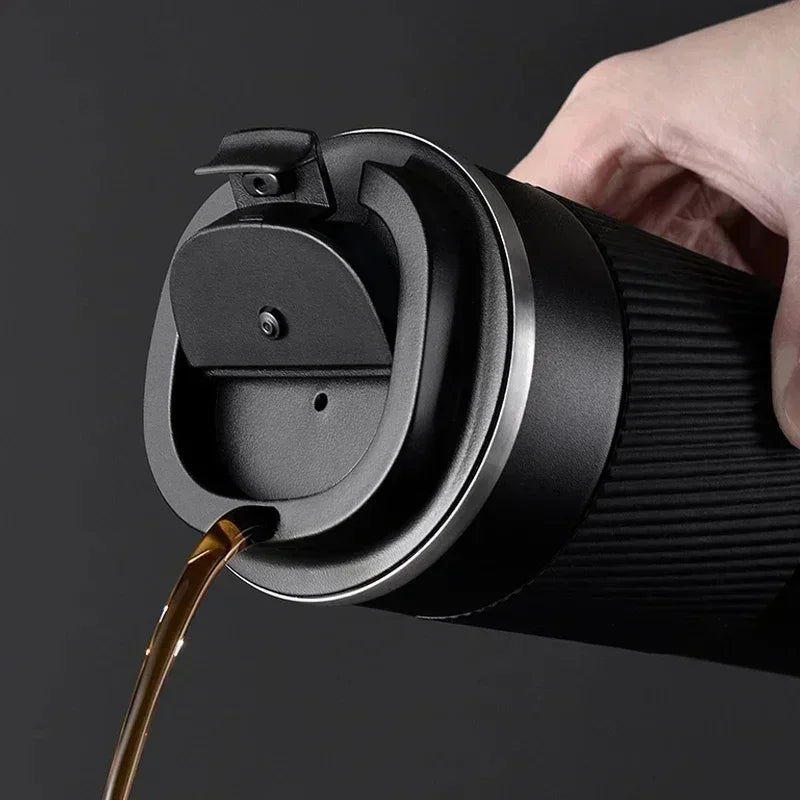 510ml stainless steel coffee cup hot mug for Mercedes-Benz A B C E S-Class W204 W205 W212 W213 W176 GLC CLA AMG W177 G63 GLA