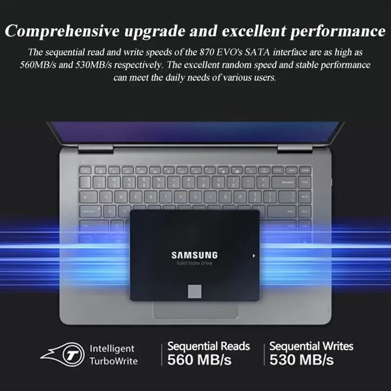Samsung 2.5'' SATAIII SSD 870 Evo 2TB 1TB 500GB 250GB Internal Solid State Drive Storage Disk For Laptop Desktop