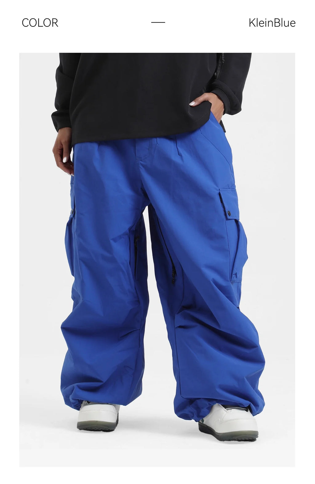 2025 GSOU SNOW New Winter Outdoor Loose Waist Ski Pants For Women  Men Waterproof And Warm  Professional Snowboard Ski Pants