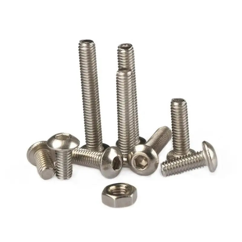 340PCS/SET M3 Stainless Steel Hex Socket Screws Nut Set With Box nut sock  metic nut and bolt assortment  thumb screw m3 color