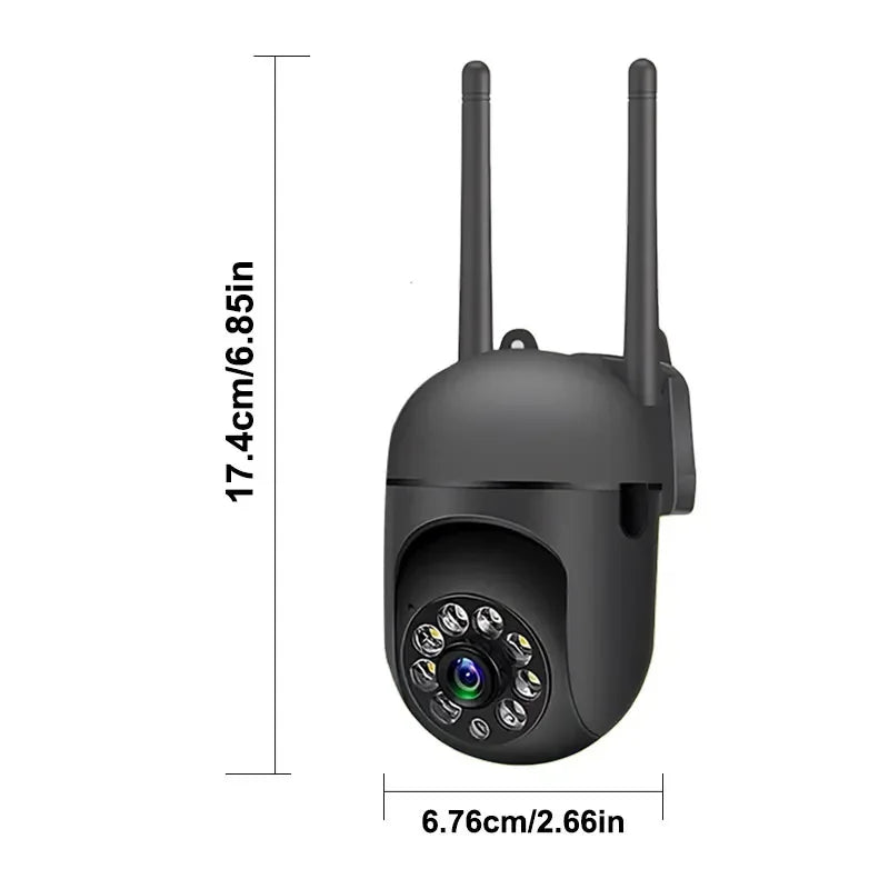 8MP 4K IP Outdoor WiFi Camera Surveillance Security CCTV PTZ Camera HD Two-Way Voice Wireless 1080P AI Tracking Onvif iCsee