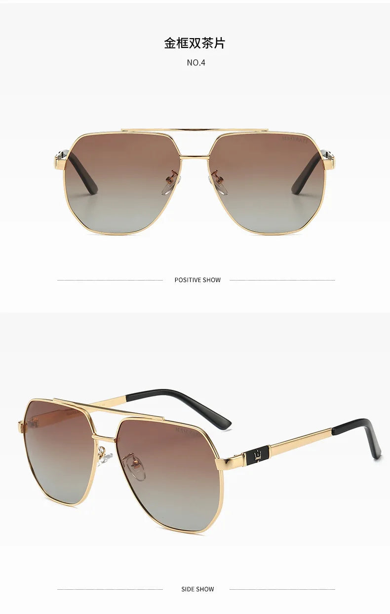 Car Luxury Men Polarized Sunglasses Anti Glare Driver Goggle For Maserati Quattroporte Spyder Levante Coupe GranTurismo