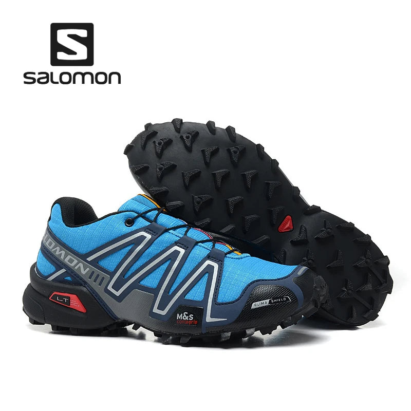 Salomon Speed Cross 3 Red and Blue Outdoor Hiking Non-slip Running Shoes man 40-46