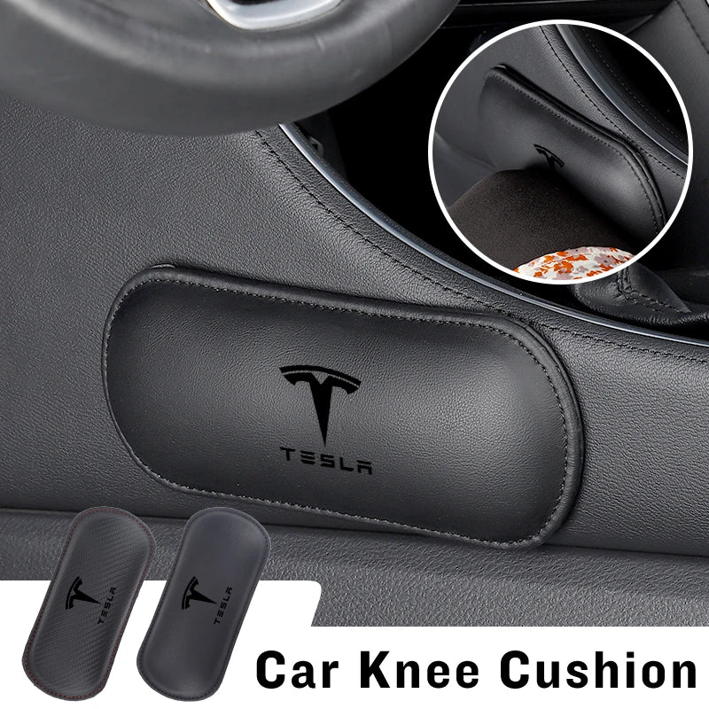 Car r Valve Core Knee Leg Protective Pad Foot Armrest Cushion For Tesla Model 3 Model S Model X Model Y Roadster
