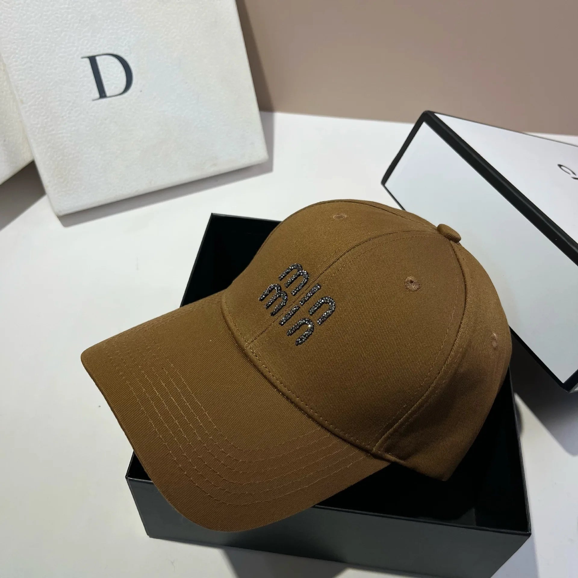 MI Hardtop Cotton Baseball Cap Versatile For All Seasons Multi-Color Duckbill Cap Fashionable Daily Casual Sports Cap