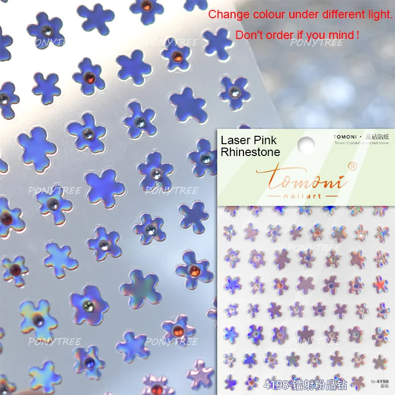 Embossed Flower Pink Butterfly Lucky Peach Blossom Chic Spring Petal 5D Soft Relief Adhesive Nail Art Stickers Manicure Decals