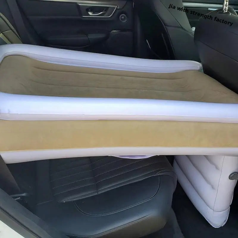 Baby Inflatable Mattress Children's Car Rear Folding Car Mat Outdoor Travel Thickened Plush Air Cushion Car Inflatable Bed ﻿
