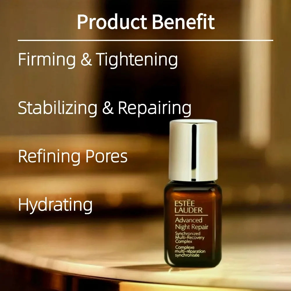 Estee Lauder Advanced Night Repair Face Serum 7ml, Synchronized Multi-Recovery Complex with Hyaluronic Acid & Peptide, Hydrating