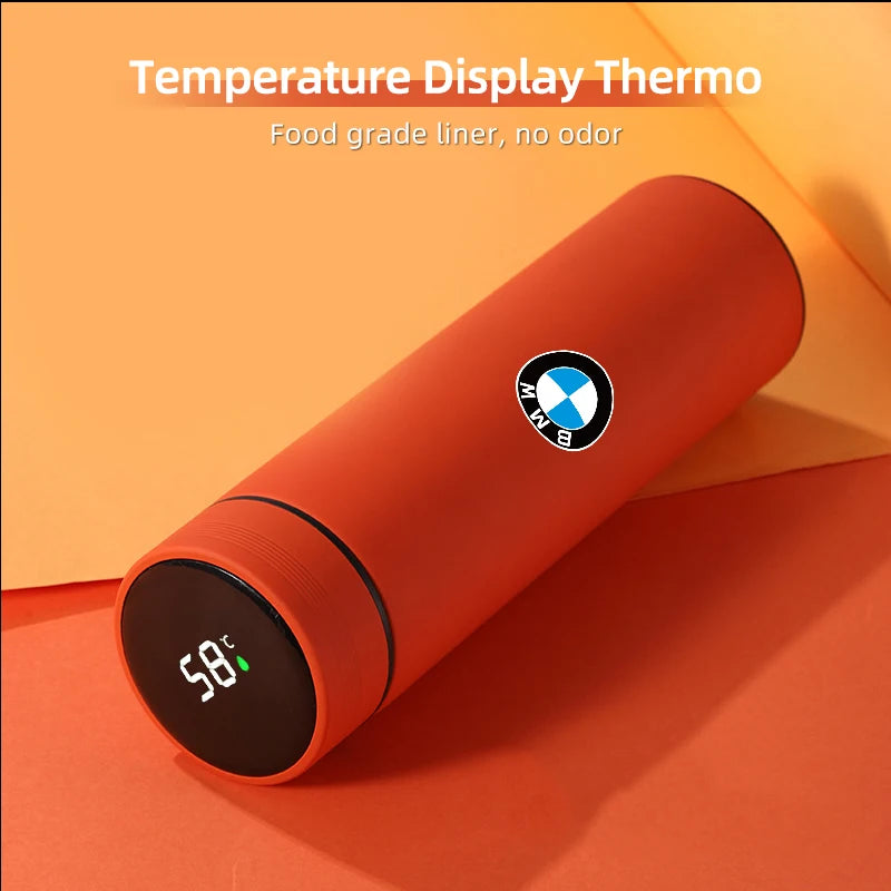 Office Home Mug Thermal Tumbler Outdoor Insulated Cup Water Bottle For BMW 1 3 5 Series X1 X4 X5 X7 G20 G38 F20 F39 F48 E46 E60