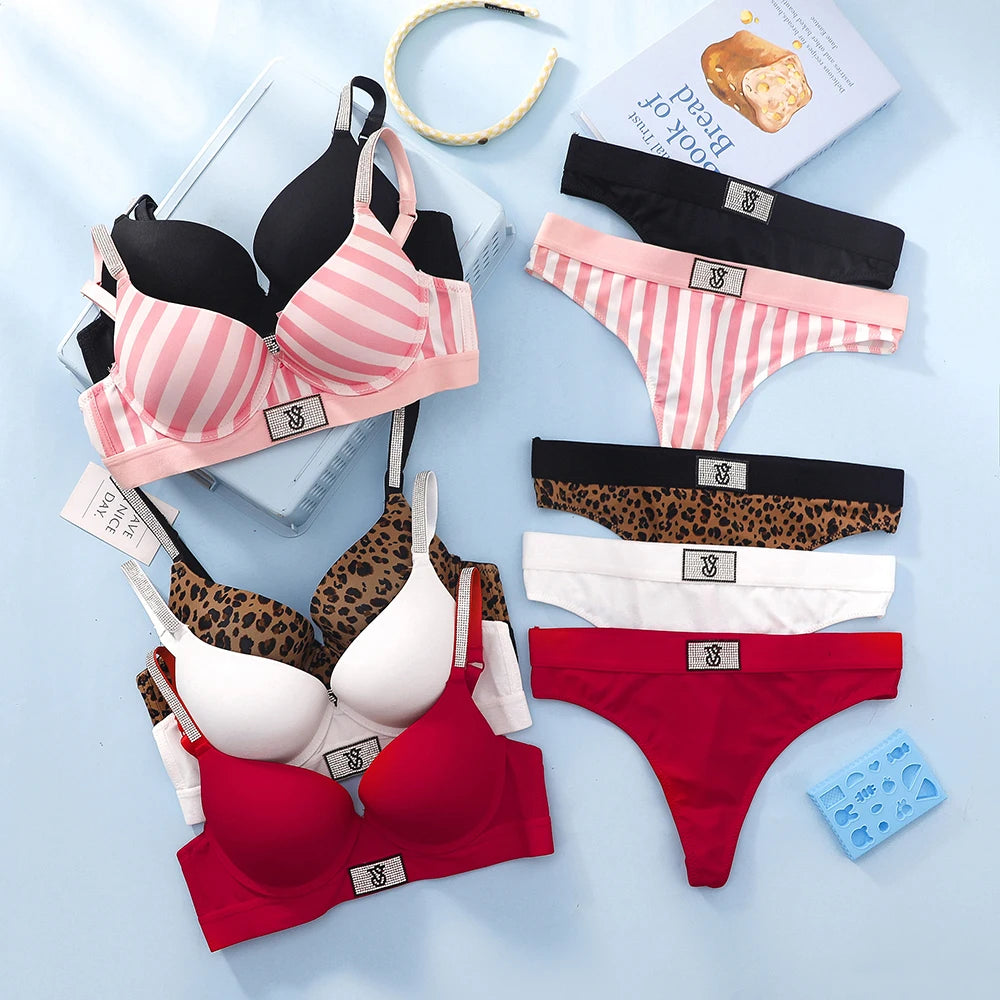 Victoria s Secret Women Push Up Wireless Comfortable Everyday Lingerie Underwire Seamless Lace Bra And Panty Set