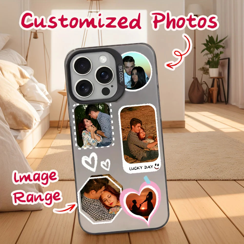 DIY Custom Love Photo IMD Shockproof Phone Case For iPhone 1716 15 14 13 12 11 Pro Xs Max X XR Mini 16e 7 8 Plus SE 2020 2022
