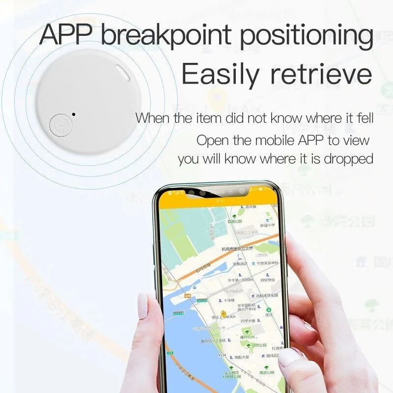 Lenovo Mini GPS Tracker Bluetooth 5.0 Anti-Lost Device Pet Kids Bag Wallet Tracking IOS Android Smart Finder Locator Accessories