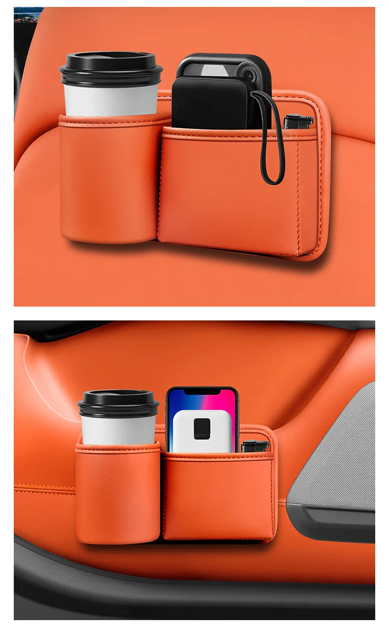 Toyota car seat back storage box multifunctional creative car water cup holder seat rear door storage box car supplies