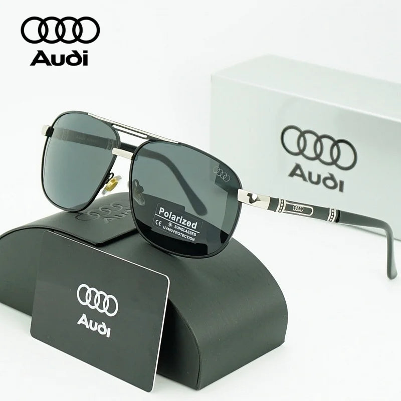 AUDI Luxury Sunglasses High End for Men Women Polarized UV400 Driving Glasses Classic Style Premium Quality Fashion Design 54