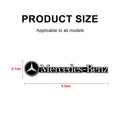 Car Audio Decoration Badge Modified Logo Audio Stickers For Mercedes-Benz AMG GT CLS GLC GLK W211 W221 W220 W163 W164 W203 W204