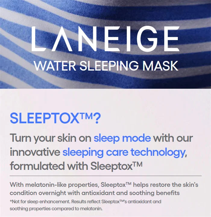 Laneige Water Sleeping Mask Hydrating Face Moisturizes Brightens Skin Creams Deep Moisturizing Shrink Pores Care for Beauty
