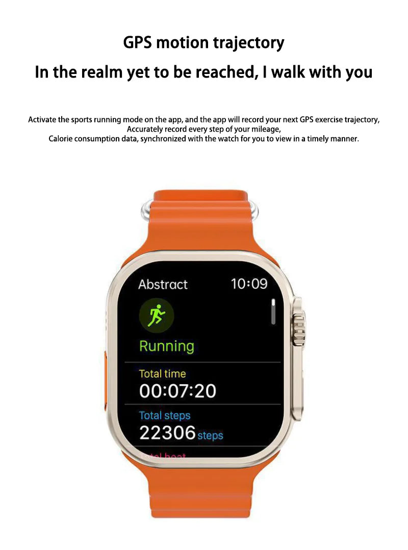 OPPO T900 Ultra Smart Watch Men 49mm Series 9 AMOLED Screen NFC Compass Waterproof For Apple Watch IWO Ultra 9 Wholesale NEW