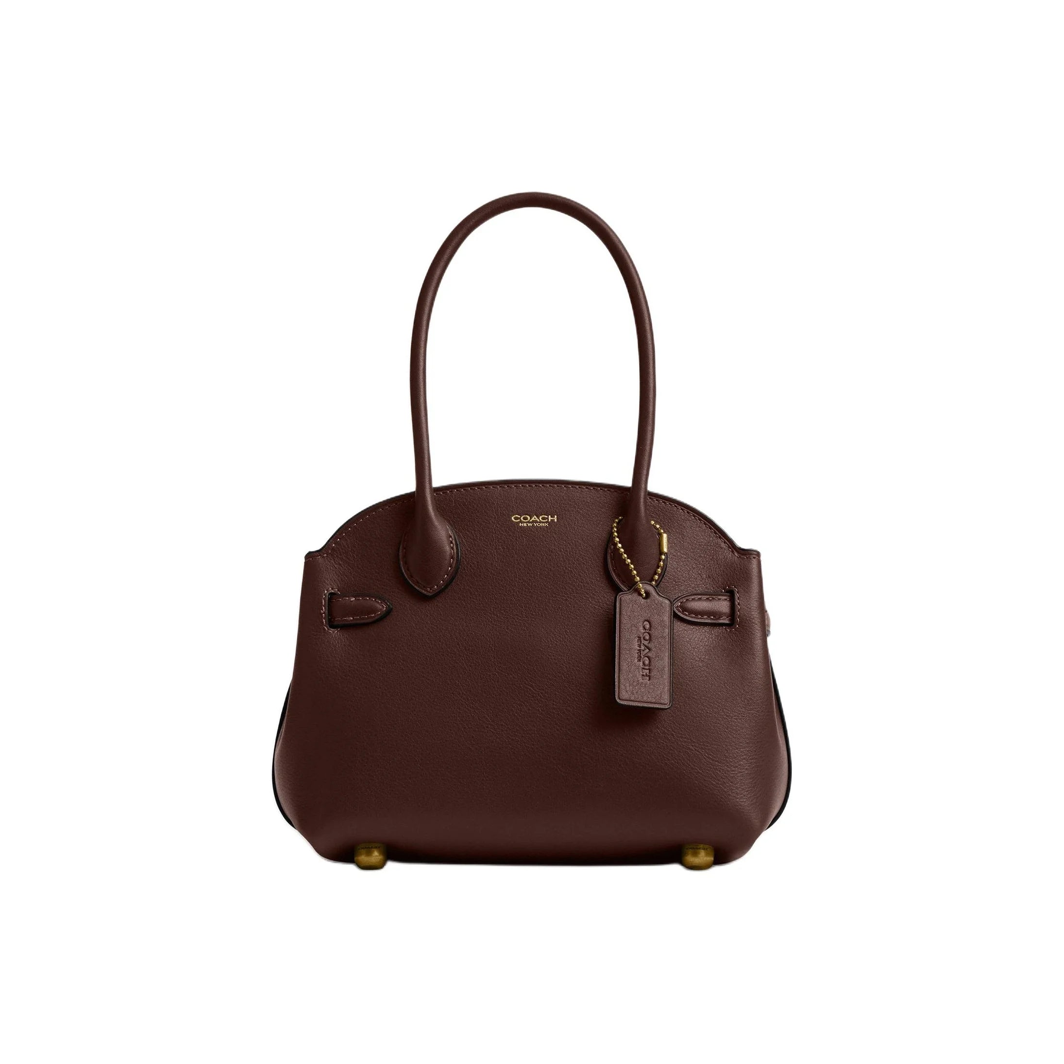 COACH Empire Carryall Cow Leather Tote Bag, Shopping Bag, Handbag Small Women's Maple Leaf CCY99-1ZMPL