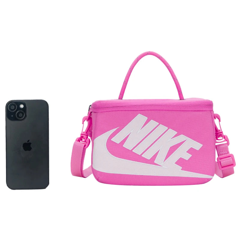 Nike Men's and Women's Bags, Compact Crossbody Bag, Portable Casual Bag, Lightweight Chest Bag, Cycling Travel Shoulder Bag Fn3059-675