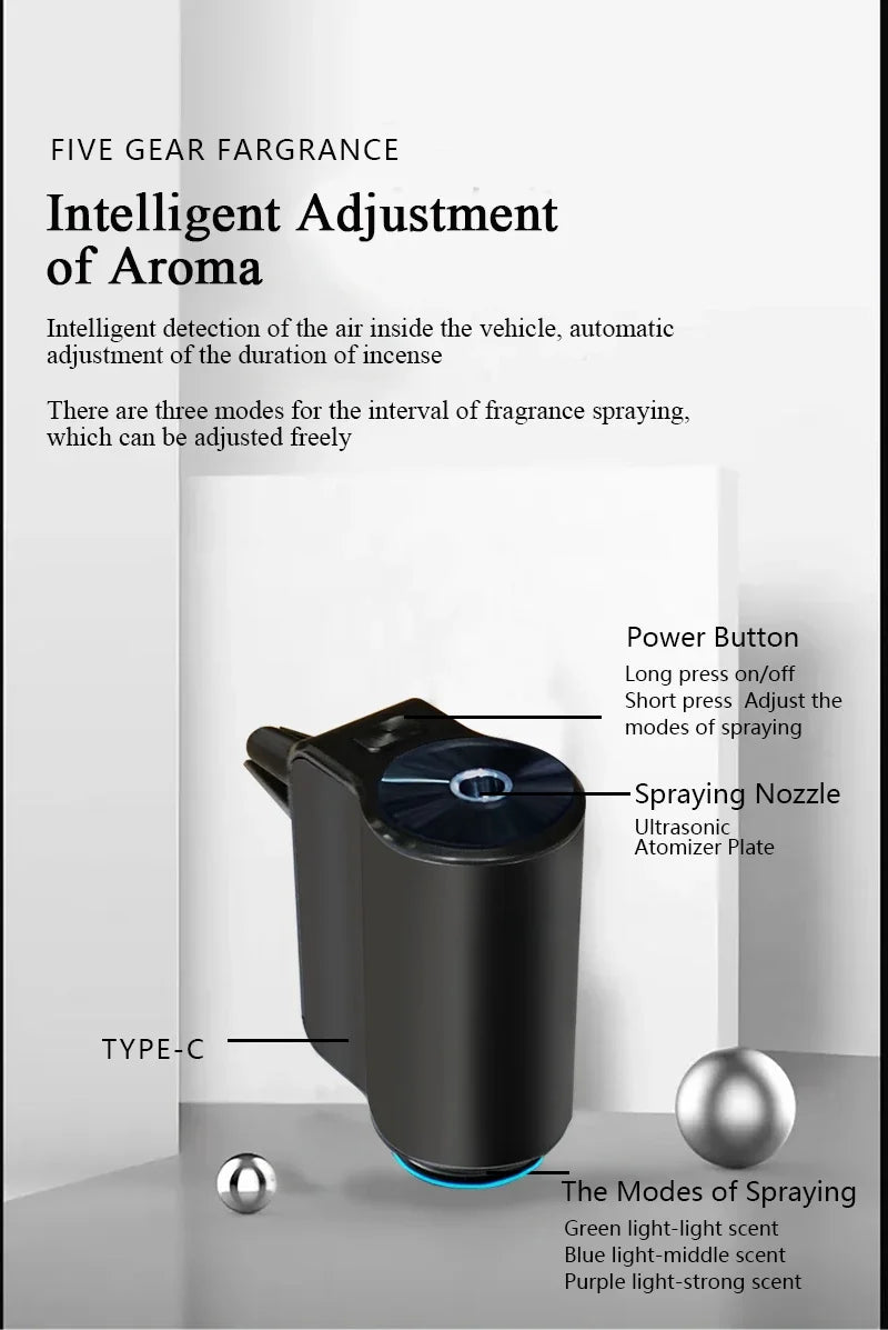 electric car aroma diffuser