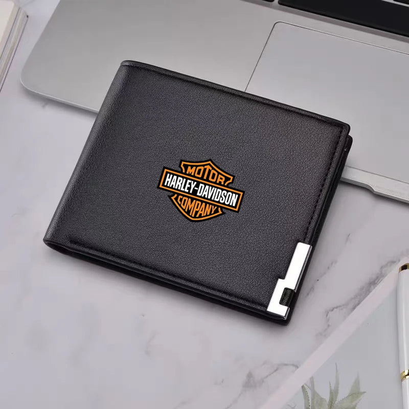 Leather Car Driver License Credit Card Holder Business Wallet For Harley Davidson Electra Glide Ultra Classic Motorcycle Styling
