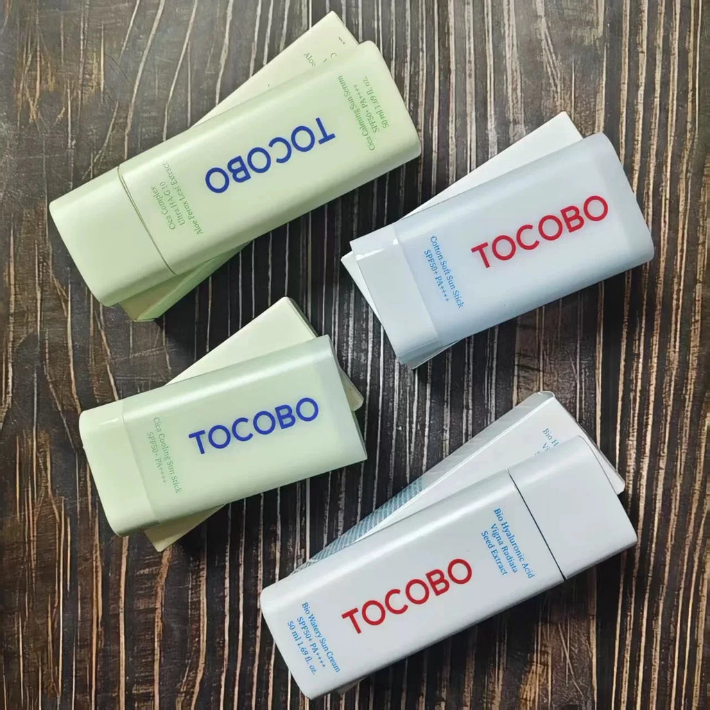 Tocobo Cotton Soft Sun Stick Face Oil-Control Matte Centella Cica Calming Toneup Korea Sunscreen Bio Watery Waterproof Sun Cream