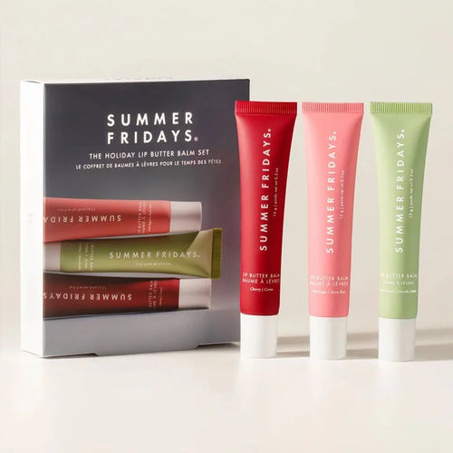 Summer Friday's 11 Color Lip Gloss Cherry Sweet Mint Pink Sugar 3PCS Lip Balm Set Moisturize Lipstick Lip Care Mini Suit Makeup