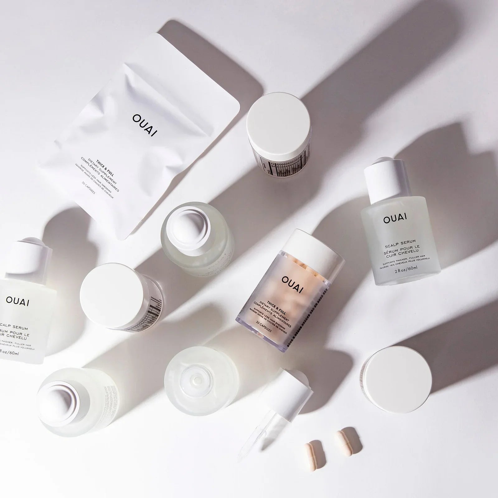 OUAI Scalp Serum Balancing and Hydrating Serum with Red Clover Extract Siberian Ginseng and Peptides for Thicker and Fuller 60ml