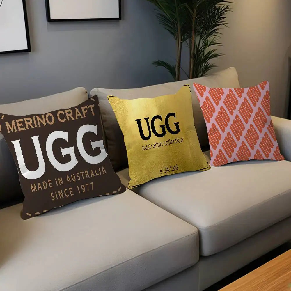 Cool U-UGGS Pillowcase toon Gift Cushion Cover Bedroom Home Sofa Chair Seat Decor pillow case