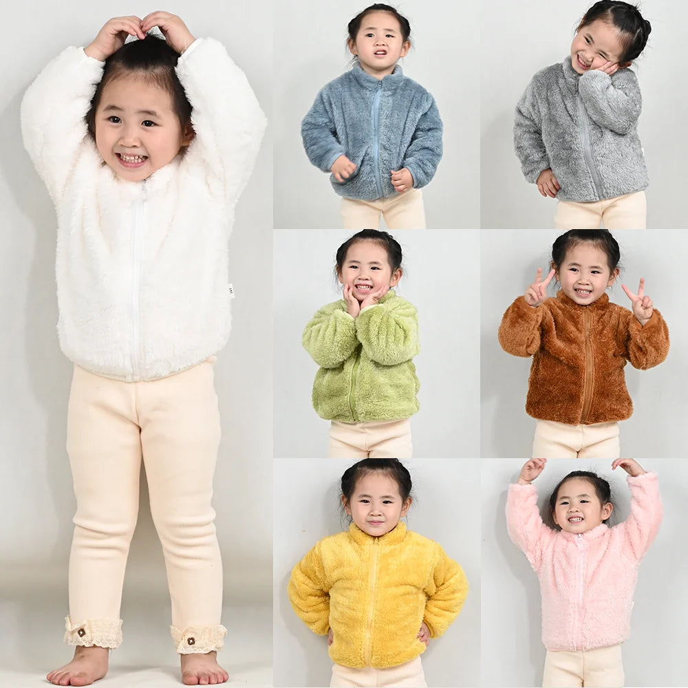 Children's Clothing Toddler Winter Overalls Fashion Girls Baby Jacket Boys Sweatshirts Infant Casual Costume Kids Sportswear 5Y