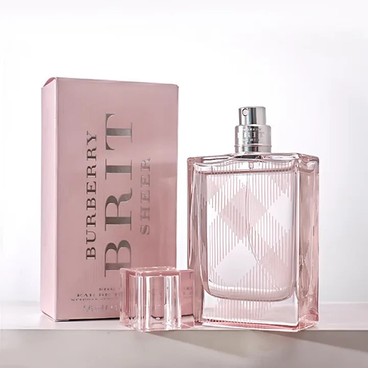 Burberry Brit Sheer Eau de Toilette 50ml/100ml , Original Women's Floral Perfume, Long Lasting Fragrance, Beauty Makeup