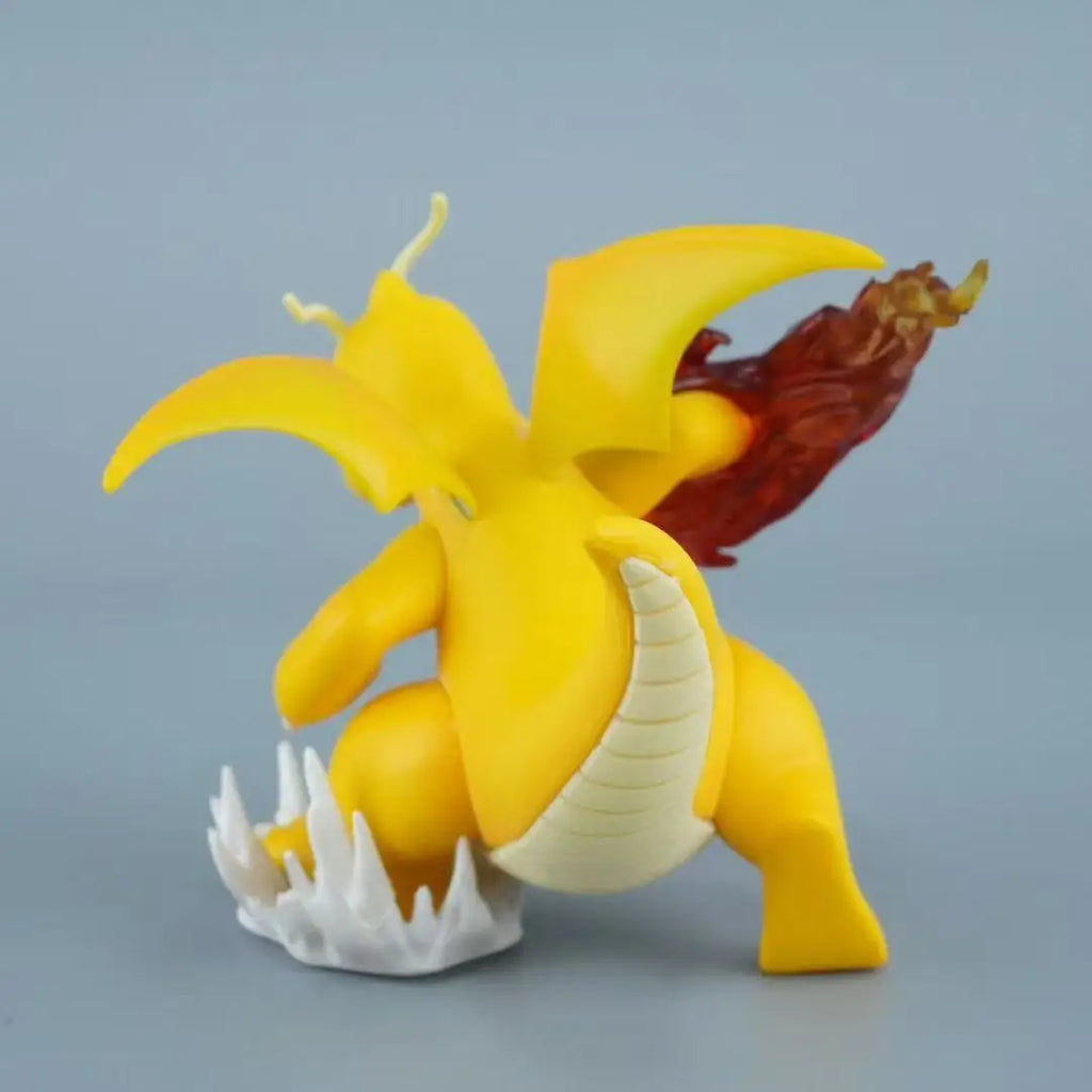 10cm/3.93in Anime Pokemon Figure  Fire Punch Dragonite Figures Pokemon Action Figure Pvc Collection Model Toys Gifts