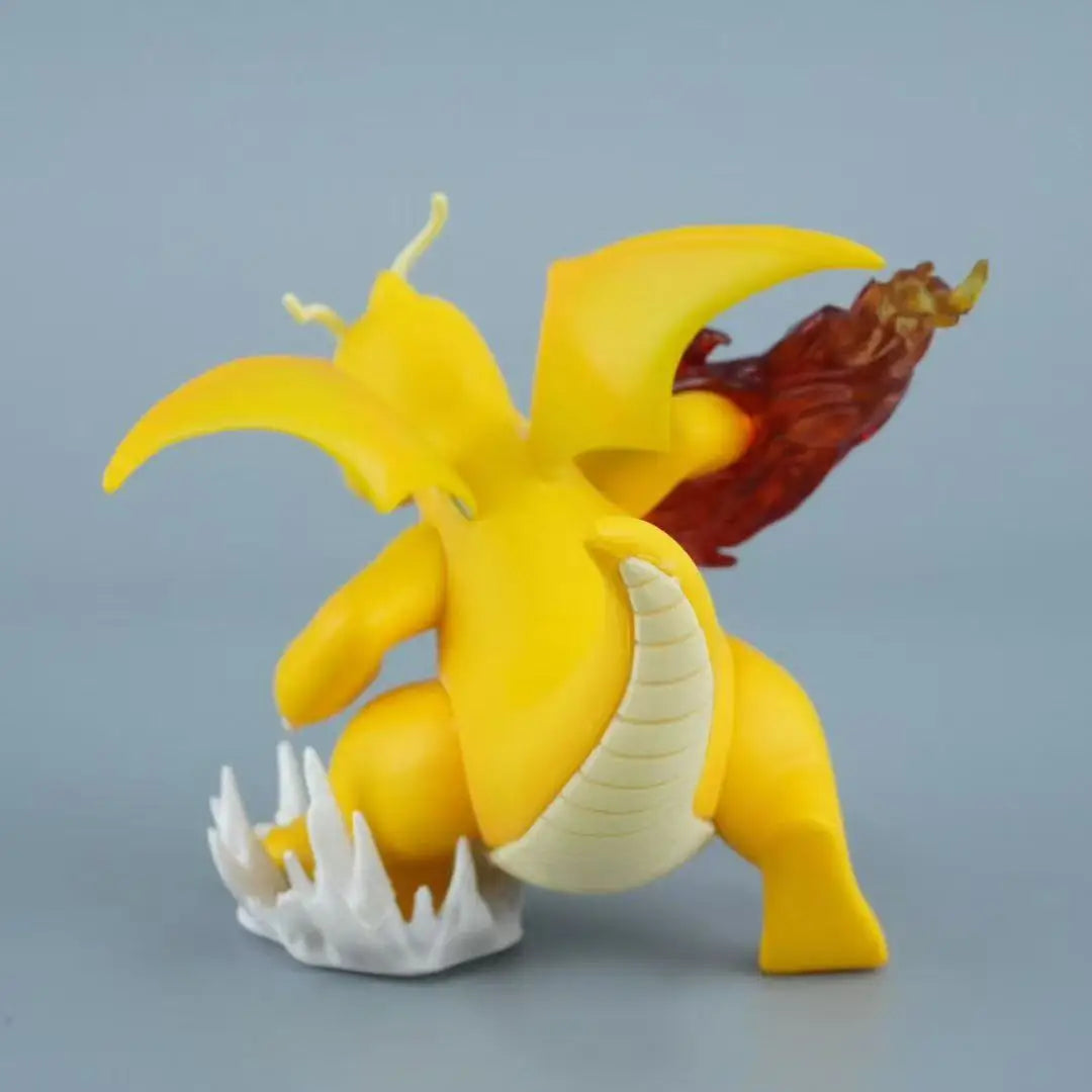 10cm/3.93in Anime Pokemon Figure  Fire Punch Dragonite Figures Pokemon Action Figure Pvc Collection Model Toys Gifts