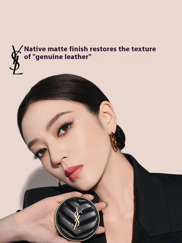 YSL New Leather Cushion - High Coverage, Transfer - Resistant, Perfect Birthday Makeup Gift for Her