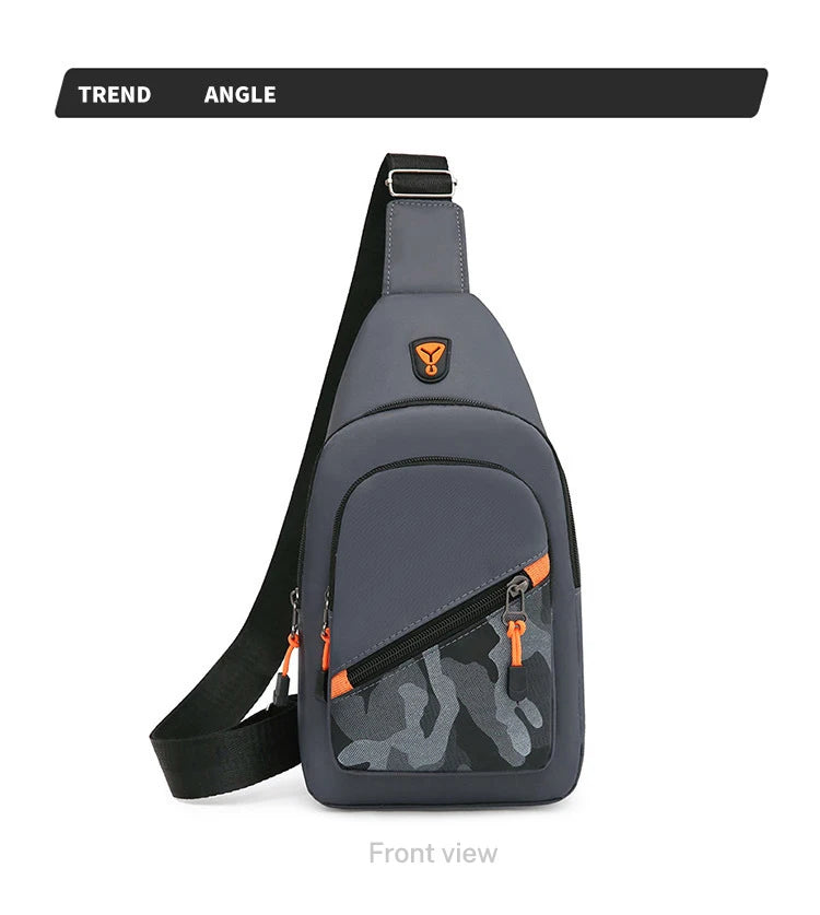 Casual Men Crossbody Shoulder Bag Chest Bag Outdoor Travel Sports For Ferrari Roma F80 296 GTB GTS SF90 Stradale Spider Spyde