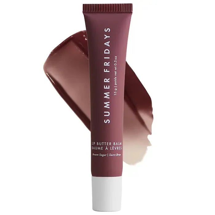 Summer Fridays The Holiday Trio Set Lip Butter Balm in Hot Cocoa Toasted Marshmallow Jet Lag Mask Moisturizer Lip Gloss Skin
