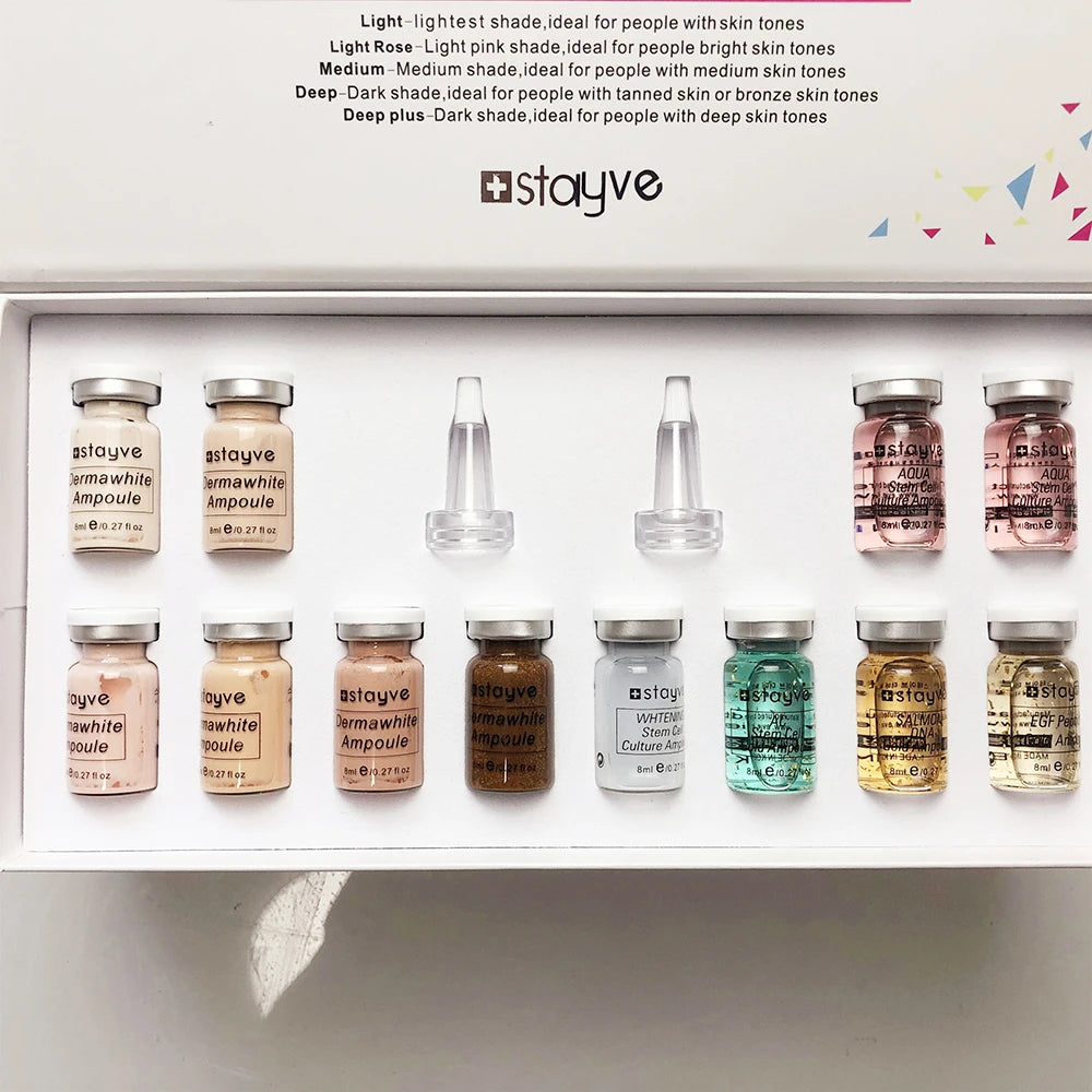 Korea Original Stayve BB Cream Glow Beginner Starter Kit Niacinamide/Peptide Face Skin Care Serum Essence