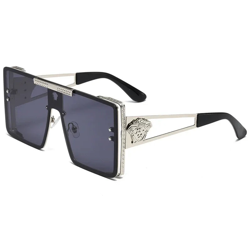 New Personality Square Big Cool Sunglasses for Men Women Fashion Retro Luxury Design Male Sun Glasses Gafas UV400 Gafas De Sol