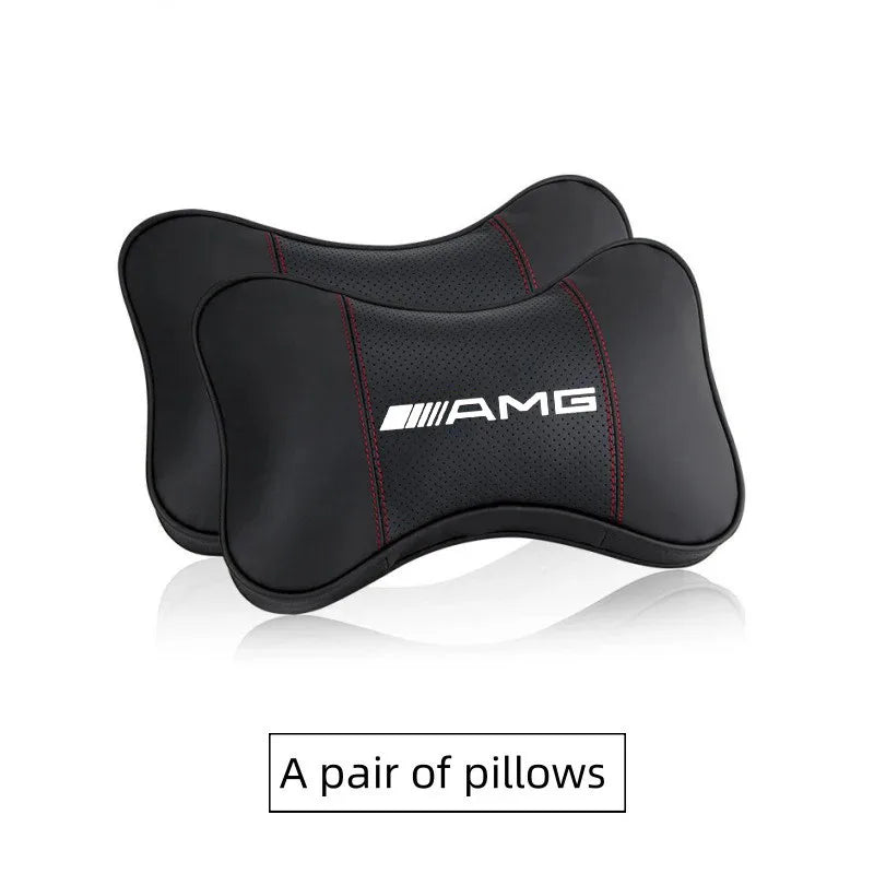Car Seat Neck Pillow Headrest Rest Cushion Seat Belt Shoulder Pad For Mercedes Benz AMG W204 W205 W203 W211 W212 W213 W201 W210
