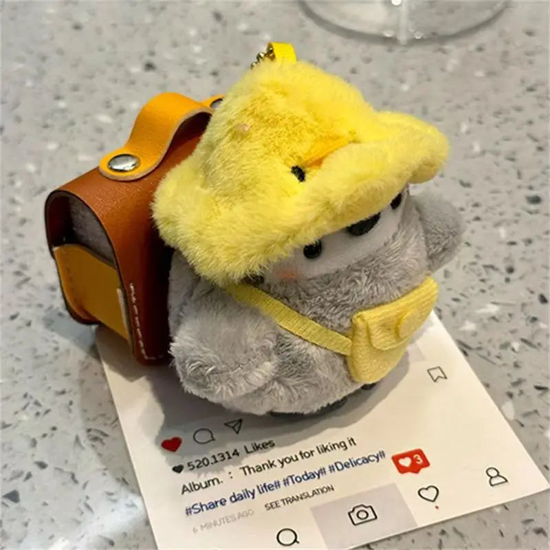 Cute Little Yellow Hat Penguin Backpack Bluetooth Earphone Case Protective Cover For Apple AirPods Pro 2nd 3rd Gen 4th Gen