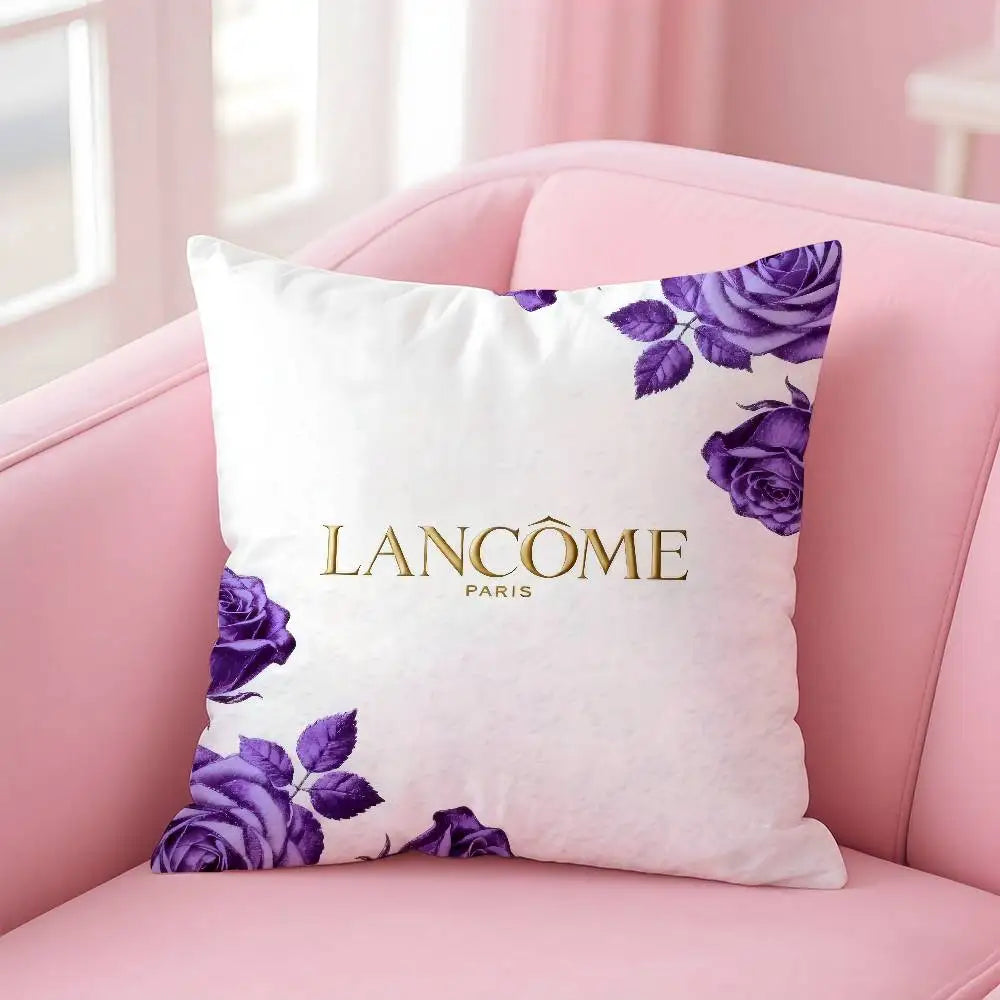 Lancome Cosmetic Pillow Case Pattern Printed Pillowcase For Living Room Sofa Cushion Cover & Bedroom Decor