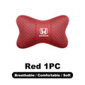 1pcs Car Headrest/Lumbar Support Neck Pillow Waist Cushion For Honda Civic Accord Vezel Fit CRV HRV Crz Hrv Polit Jazz Jade