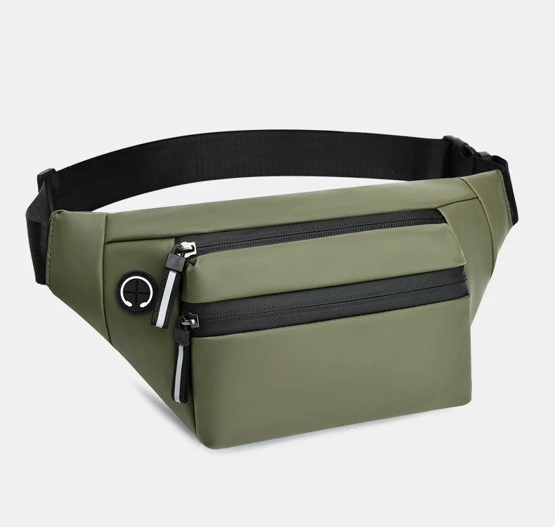 Fashion Men's Waist Bag Outdoor Sports Crossbody Bag Chest Packs For Ferrari F430 Stradale 458 488 599 612 F8 FF Charles Leclerc