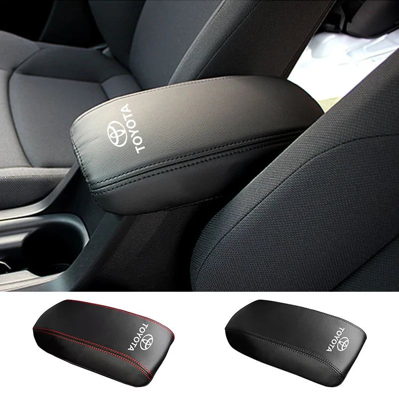 Toyota Armrest Box Protective Cover Armrest Booster Pad For Toyota Corolla Yaris Aygo GT86 Prius RAV CHR Camry Auris Avensis