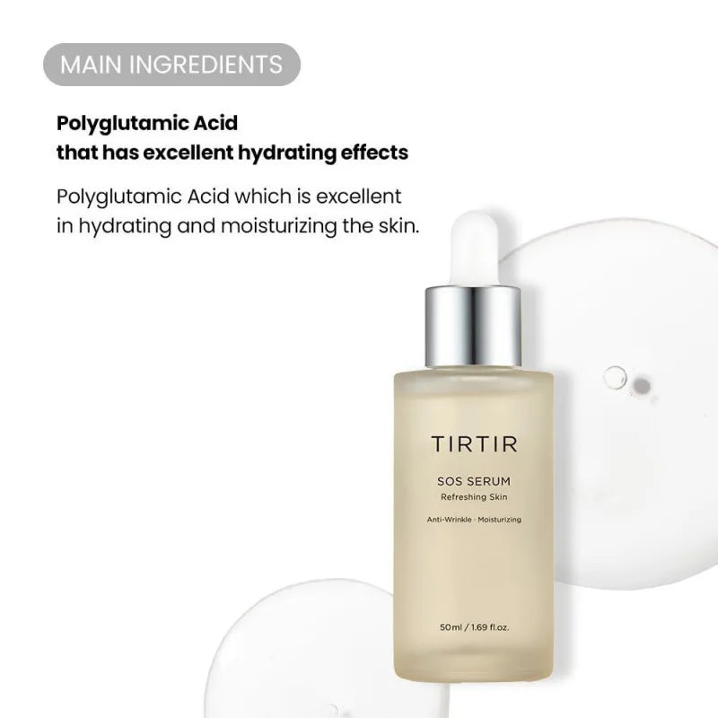 TIRTIR SOS Essence Glowing Facial Essence Anti-aging Moisturizing Moisturizing 50ml