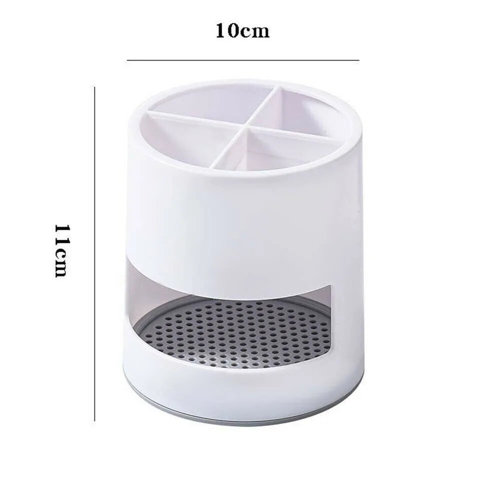 Electric Toothbrush Holder Plastic Storage Organizer Bathroom Toothpaste Holder Cup Box With Drain Holes Bathroom Accessories