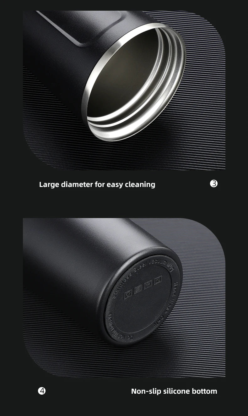 Vacuum Flask Travel Thermal Cup Stainless Steel Coffee Mug For Kia Stinger Sonet Ceed Stonic Optima K7 K5 K8 K3 Seltos Telluride