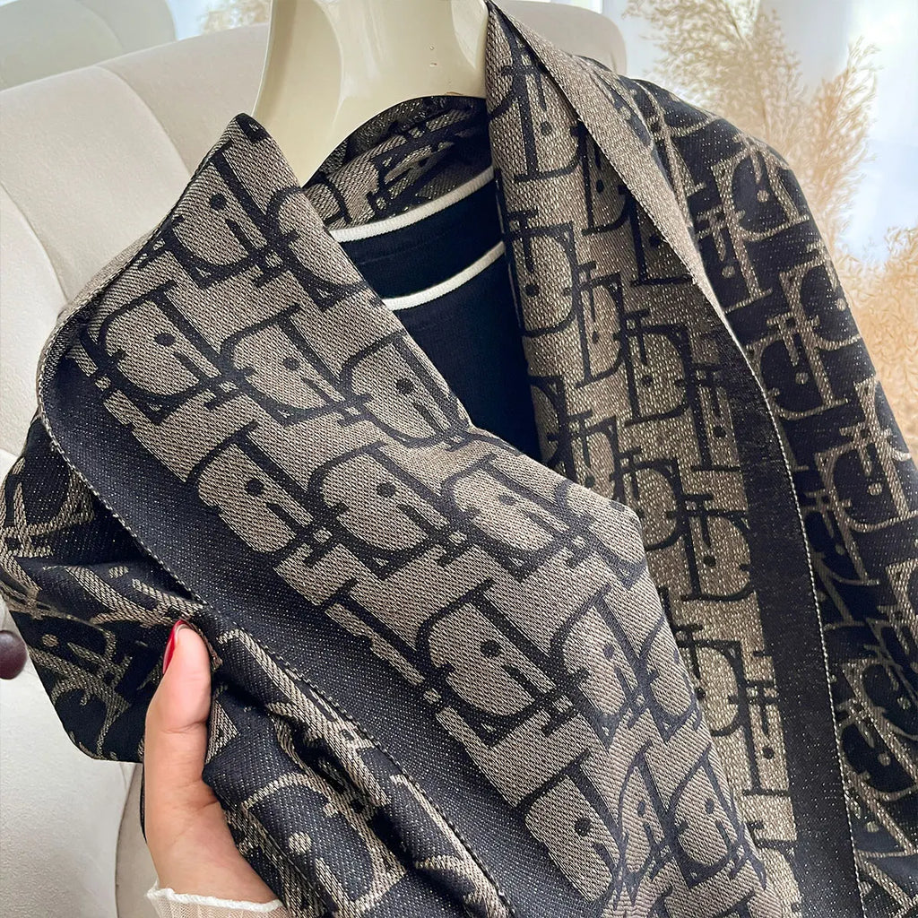 2025 Ladies Muslim Hijab Golden Thread Scarves Spring and Autumn Sun Protection Decoration Shawl Foulard Wrap Headscarf Scarf